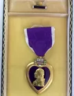Purple Heart with Case