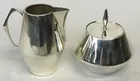 Gio Ponti Sterling Creamer & Sugar
