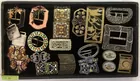 Antq. Buckles, Some Enamel