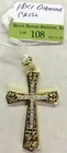 18K Diamond Cross