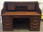 1880-1890 Boston Derby Tiger Oak Desk