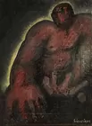 Small Painting of Lg. Beast sgd. Siqueiros