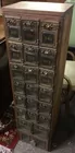 Antq. Post Office Mail Box Unit