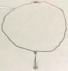 Vintage 18K Old Cut Diamond Pendant