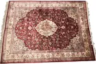 9 x 12 Red & Ivory Silk Tabriz Rug
