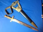 1812 era dagger w/orig. belt & scabbard