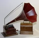 Edison Red Gem Table Top Cylinder Record Player