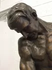 Auguste Rodin Repro  Adam Bronze Statue