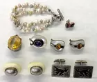 Lot: Sterling & Gemstone Jewelry