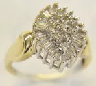 10K Ring with Diamonds