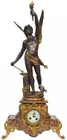 Lg. Mercury Figural Antique Clock