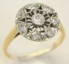 Vintage 14K Gold & Diamond Ring