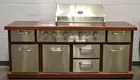 Professional Stainless Steel Grilling Station Bbq