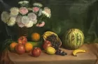 Still Life Painting Monogrammed P.Z.