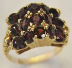 18K Garnet Ring