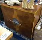 Part of 11-pc Burled Wood Dining Room Set