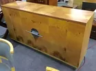 Part of 11-pc Burled Wood Dining Room Set
