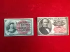 #43 10c. & 25c. Fractional Currency
