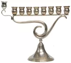 9.5 in. tall Sterling Silver Menorah