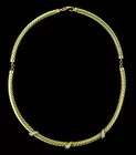 David Yurman 14k Gold Cable Choker Necklace