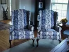Broyhill wing back chairs