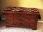 Lane stenciled blanket chest