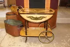 Italian Inlaid Tea Trolly