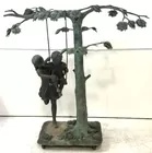 Leonardo Rossi Life Size Bronze Sculpture Yard Art