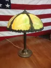 Slag Glass Panel Lamp