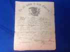 Civil War Discharge
