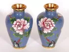 Cloisonne vases