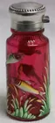 A Fine Small Cranberry Glass Dresser Bottle