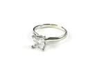 1/2ct Princess Cut Diamond In 14k White Gold Ring