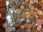 116) 30lbs Foreign coins