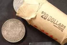 Roll of 20 Morgan Silver Dollars, 1904-O