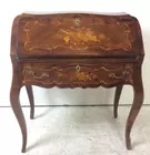 French Louis XV Style Inlaid Marquetry Secretary