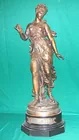 Circa 1890 Victorian Spelter Statue