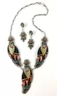 Eldred Martinez Zuni Sterling Silver Jewelry Suite