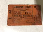 1917 Baseball World Series Ticket Stub