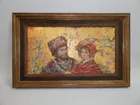  Hibel, Edna Oil & Gold Leaf Fresco On Gypsum
