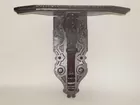 CARVED WOODEN GRIFFIN CORNER SHELF