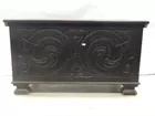 OAK CARVED BLANKET CHEST