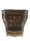 INLAID OPEN CARVED CONSOLE TABLE