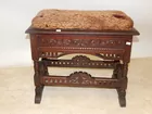 EAST LAKE CARVED ORGAN BENCH