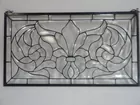 BEVELED AND JEWELED GLASS WINDOW