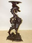 WINGED GRIFFIN CARVED PEDISTAL