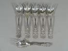 Set of Six Sterling Ice Cream Forks, Berry by Ti
