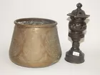 COPPER POT AND INCENSE