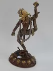 THAI BRONZE GODDESS WITH PAINTED FACE