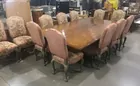 13pc Italian Venetian Style Alder-wood Table Chair